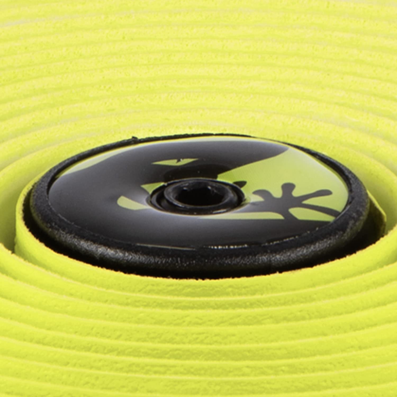Lizard Skins - Packaged DSP Bar Tape Plugs - Neon Yellow