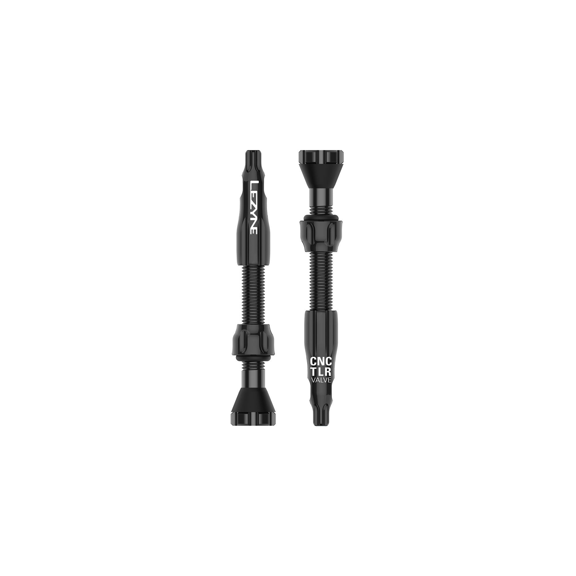 Lezyne - CNC TLR Valves (Pair) 44mm - Black