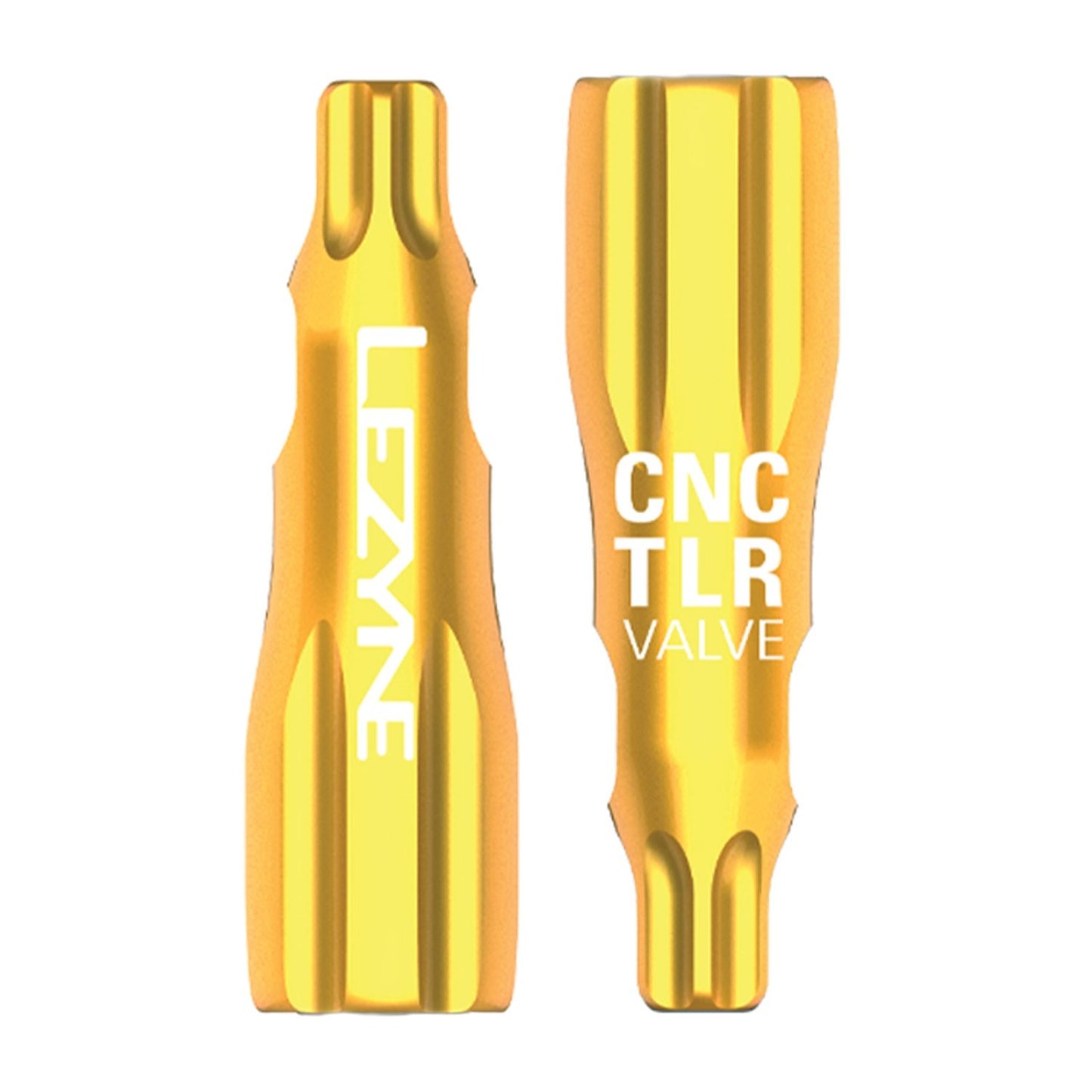 Lezyne - CNC TLR Valve Caps Only (Pair) - Gold