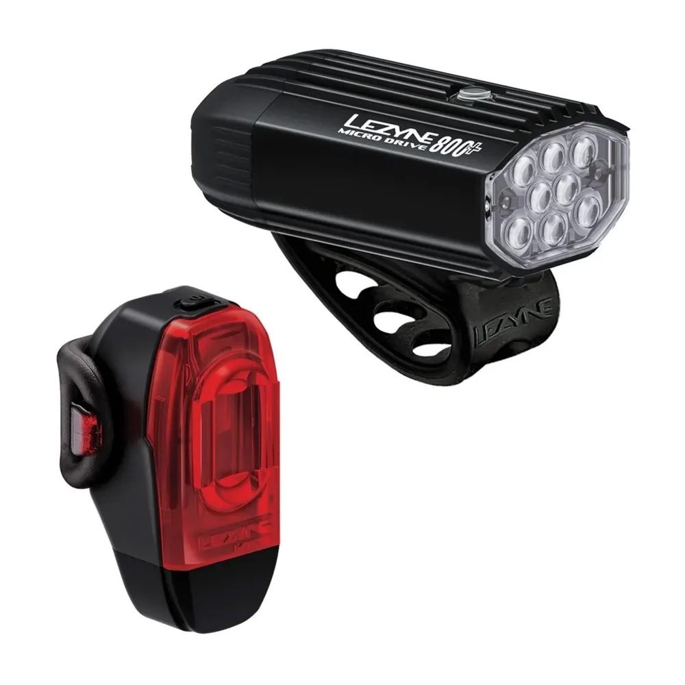 Lezyne - Micro Drive 800+ / KTV Drive+ Pair - Black