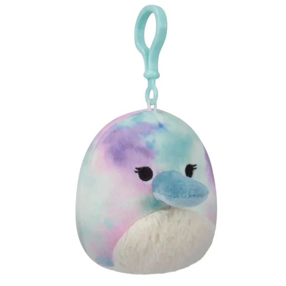 Squishmallows Mitch The Platypus, zum Anklipsen, 8,9 cm, Größe S