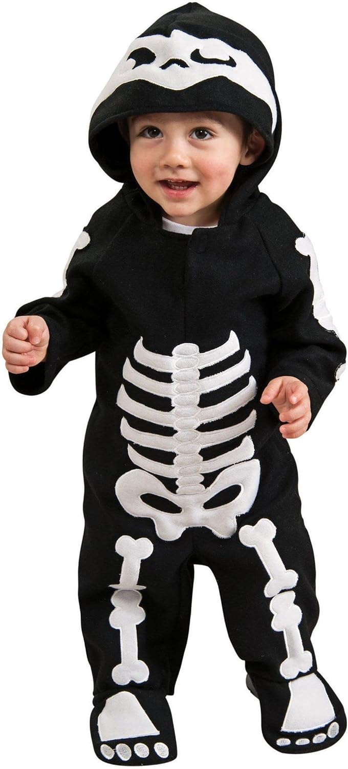 Rubies - Skelett-Kostüm für Kinder, Größe Baby 6-12 Monate (885990-I