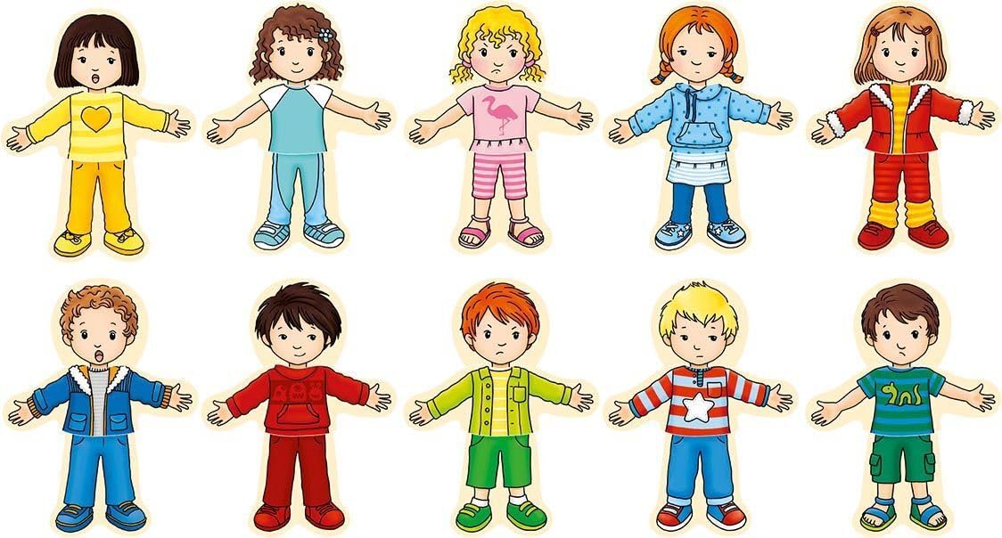 GOKI- Puzzle para Vestir al niño y niña Rompecabezas, Color (Multicolor) (57475