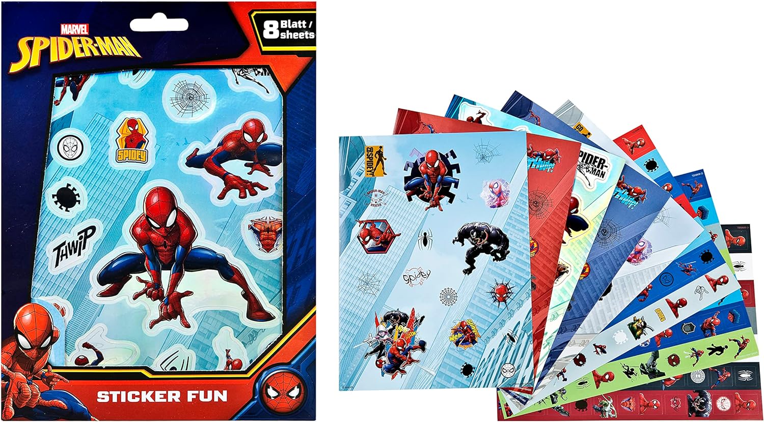 Undercover SPMA0061 Spider-Man Sticker Fun