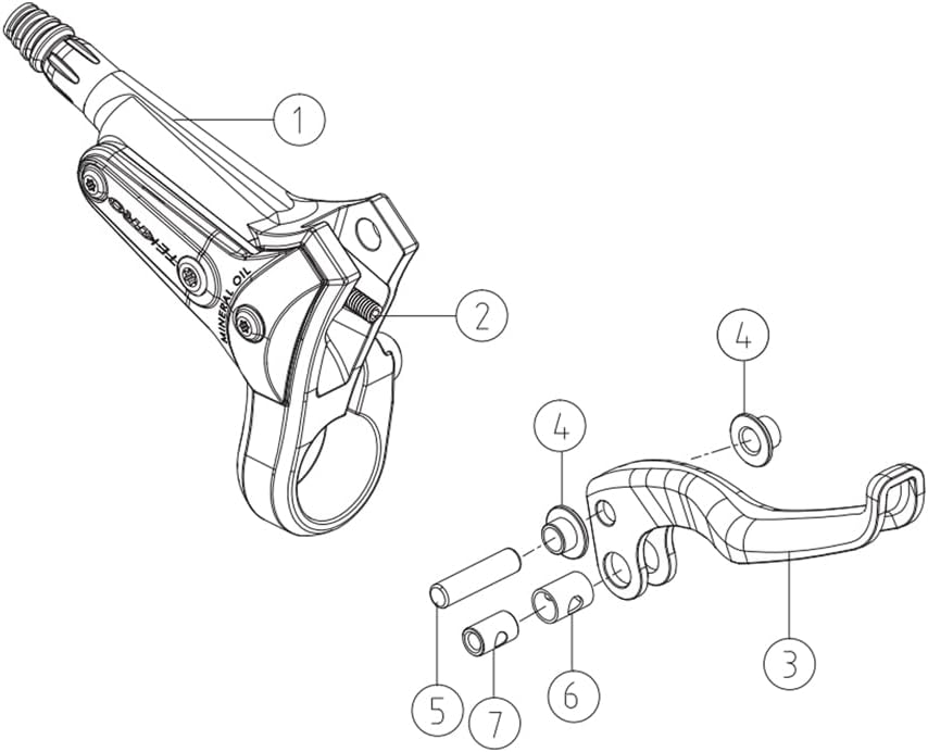 TEKTRO SPARES - M285 HD1.3 Lever Blade Kit