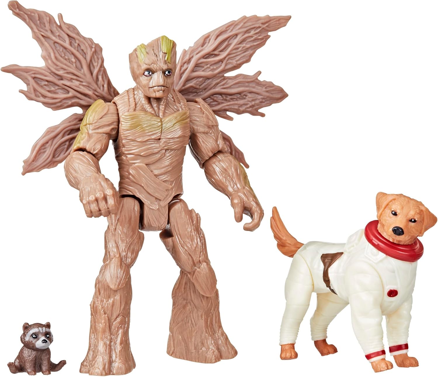Marvel Guardians of the Galaxy Vol. 3 Action Figures, Groot, Baby Rocket Cosmo Action Figures