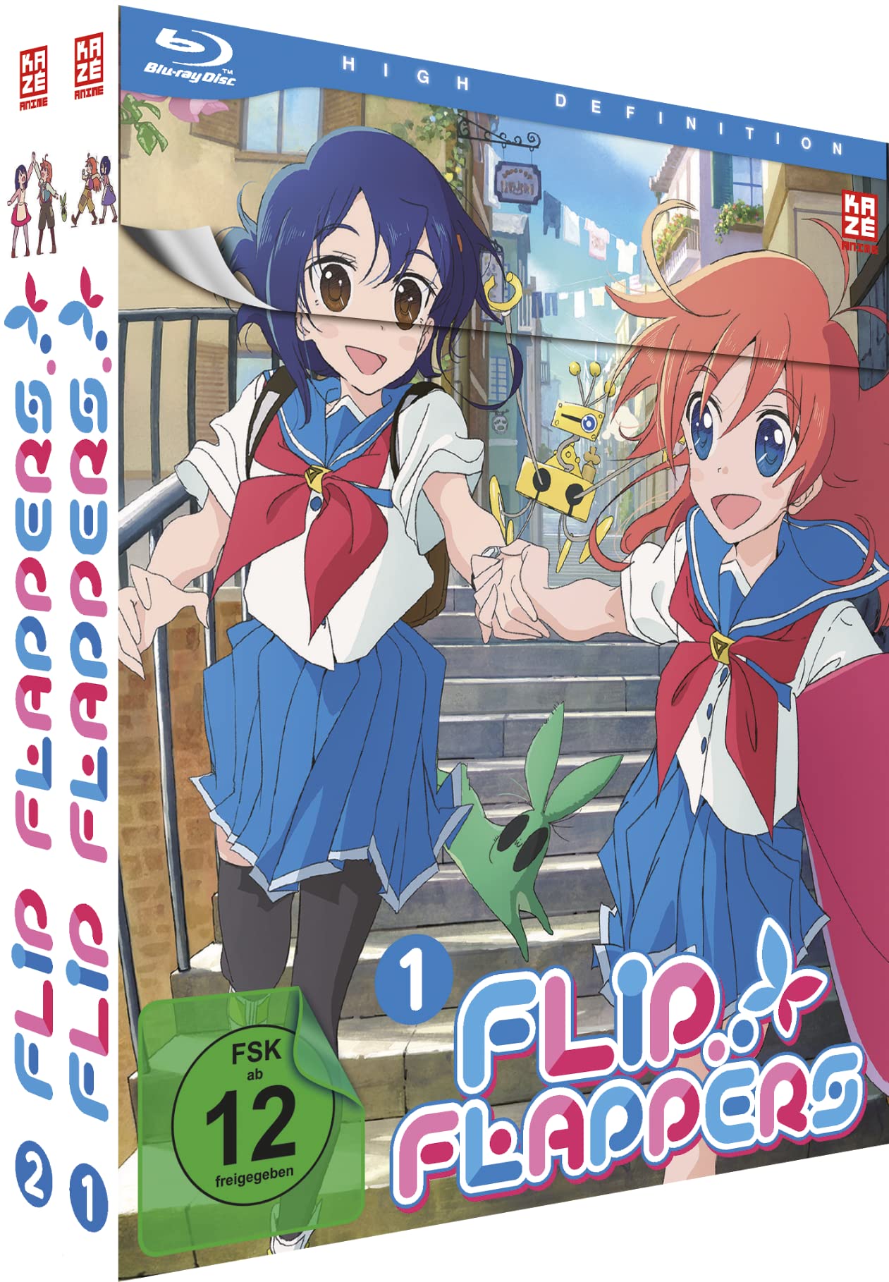 Flip Flappers - Gesamtausgabe - Bundle - Vol.1-2 - Blu-ray