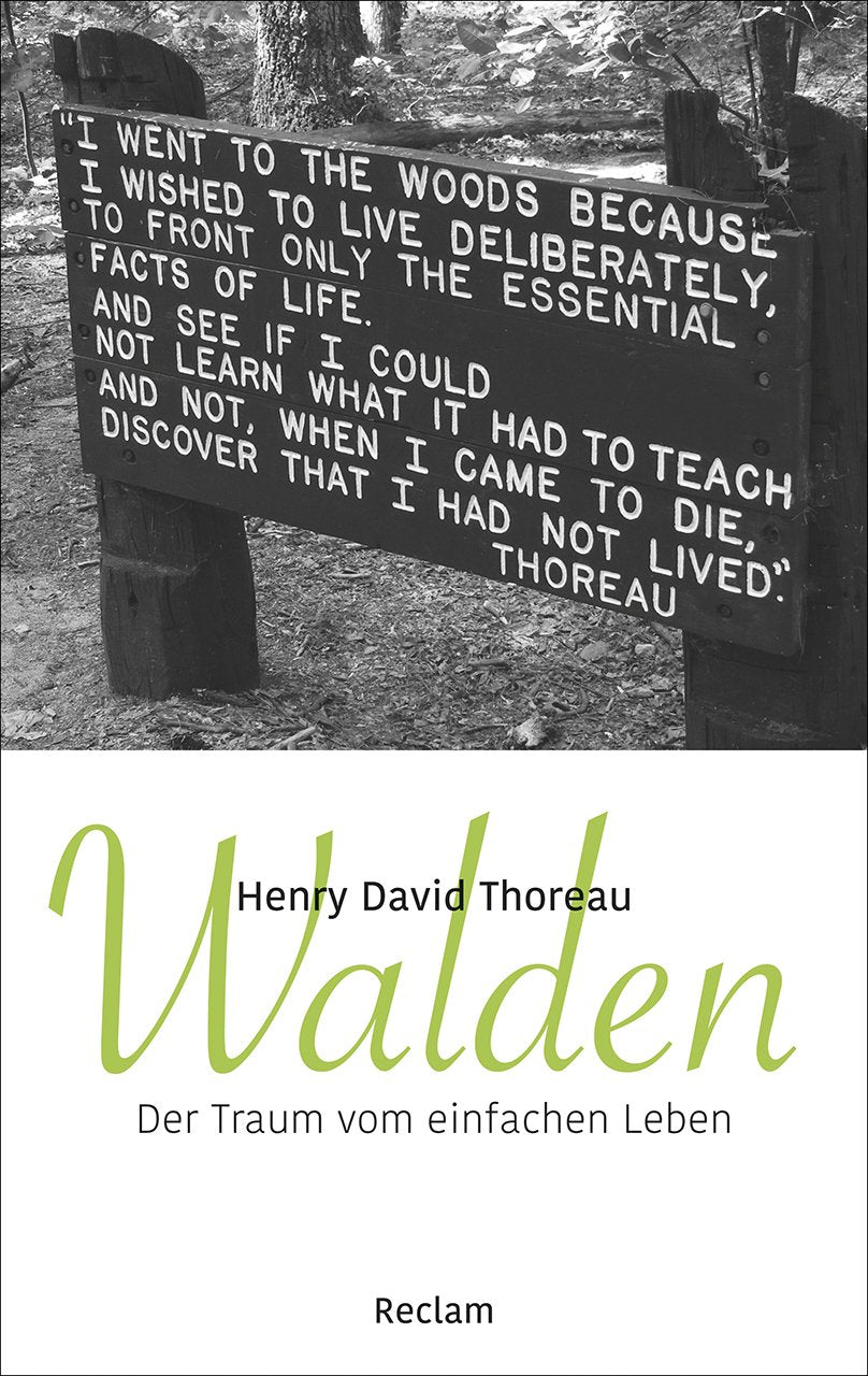 Walden: Der Traum vom einfachen Leben (Reclam Taschenbuch)