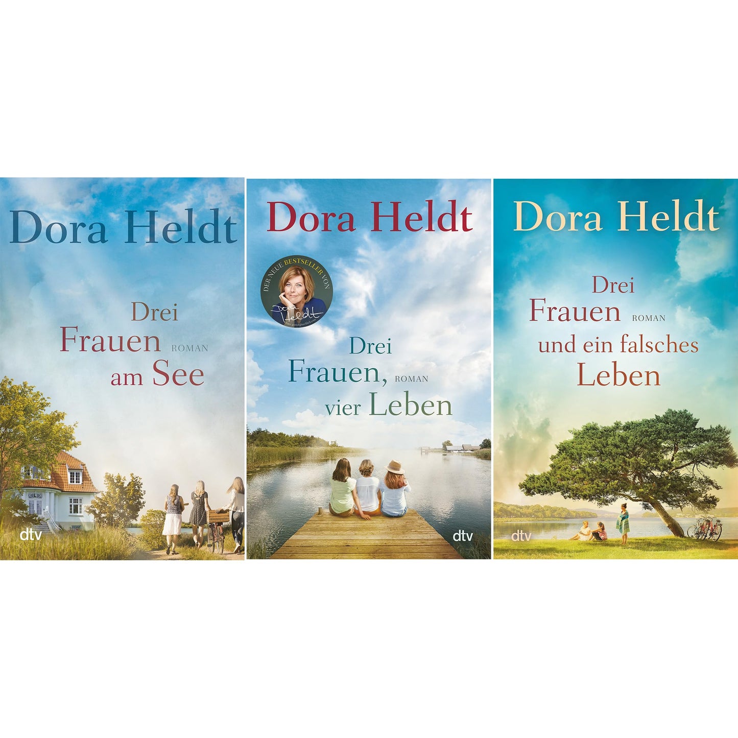 Drei Frauen am See