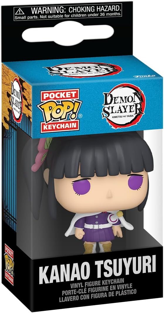 Funko POP! Keychain: Demon Slayer - Kanao Tsuyuri Novelty Keyring - Collectable Mini Figure - Stocking Filler - Gift Idea - Official Merchandise - Anime Fans - Backpack Decor