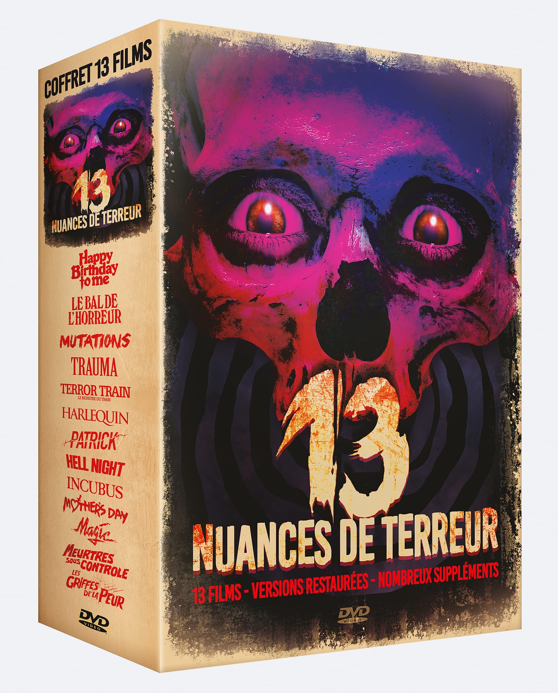 COFFRET 13 NUANCES DE TERREUR - 13 DVD