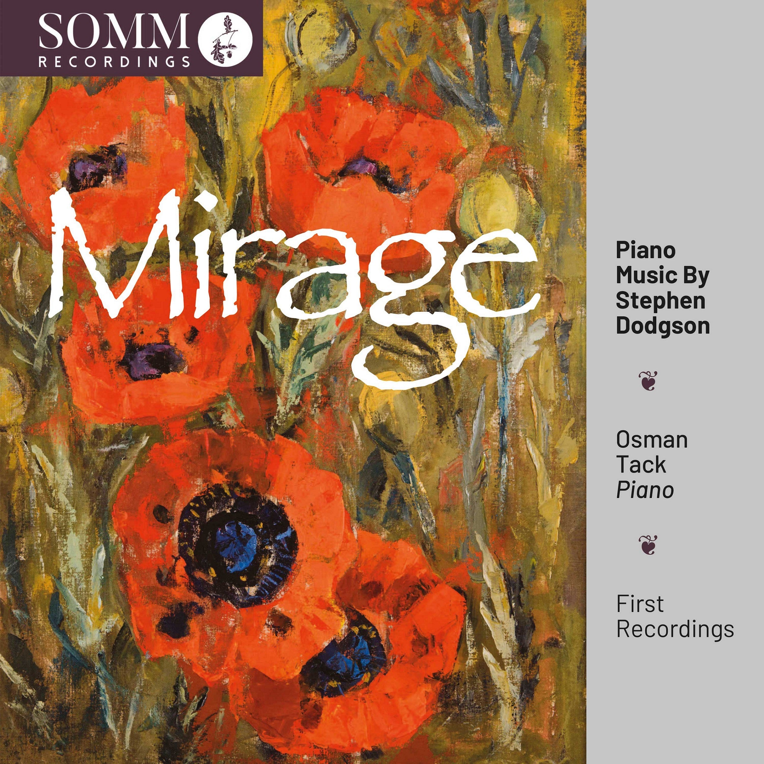 Mirage: Piano Music By Stephen Dodgson