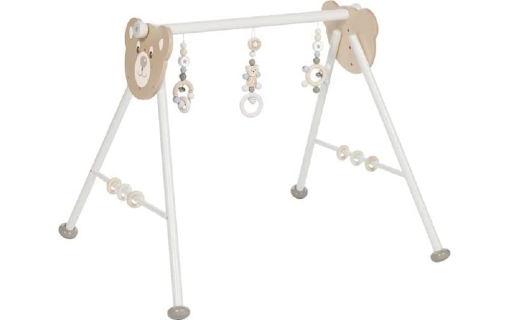 Goki- Gimnasio para bebés-Ositos Formas y Colores, Multicolor (65233