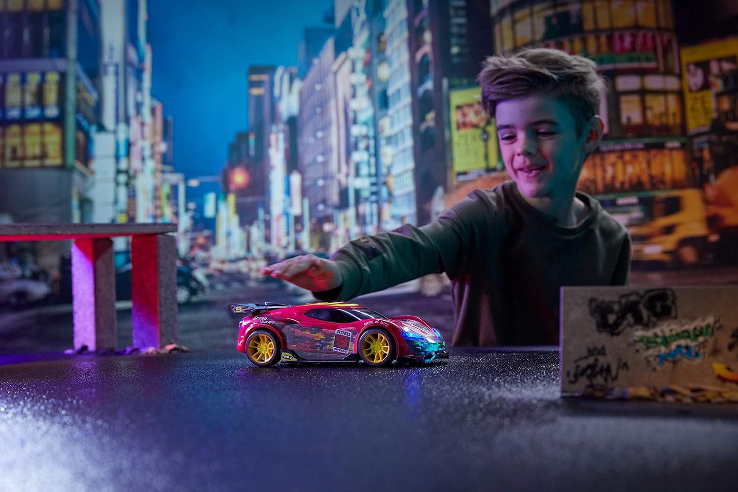 Nikko - Road Rippers Car Speed Swipe - Digital Red