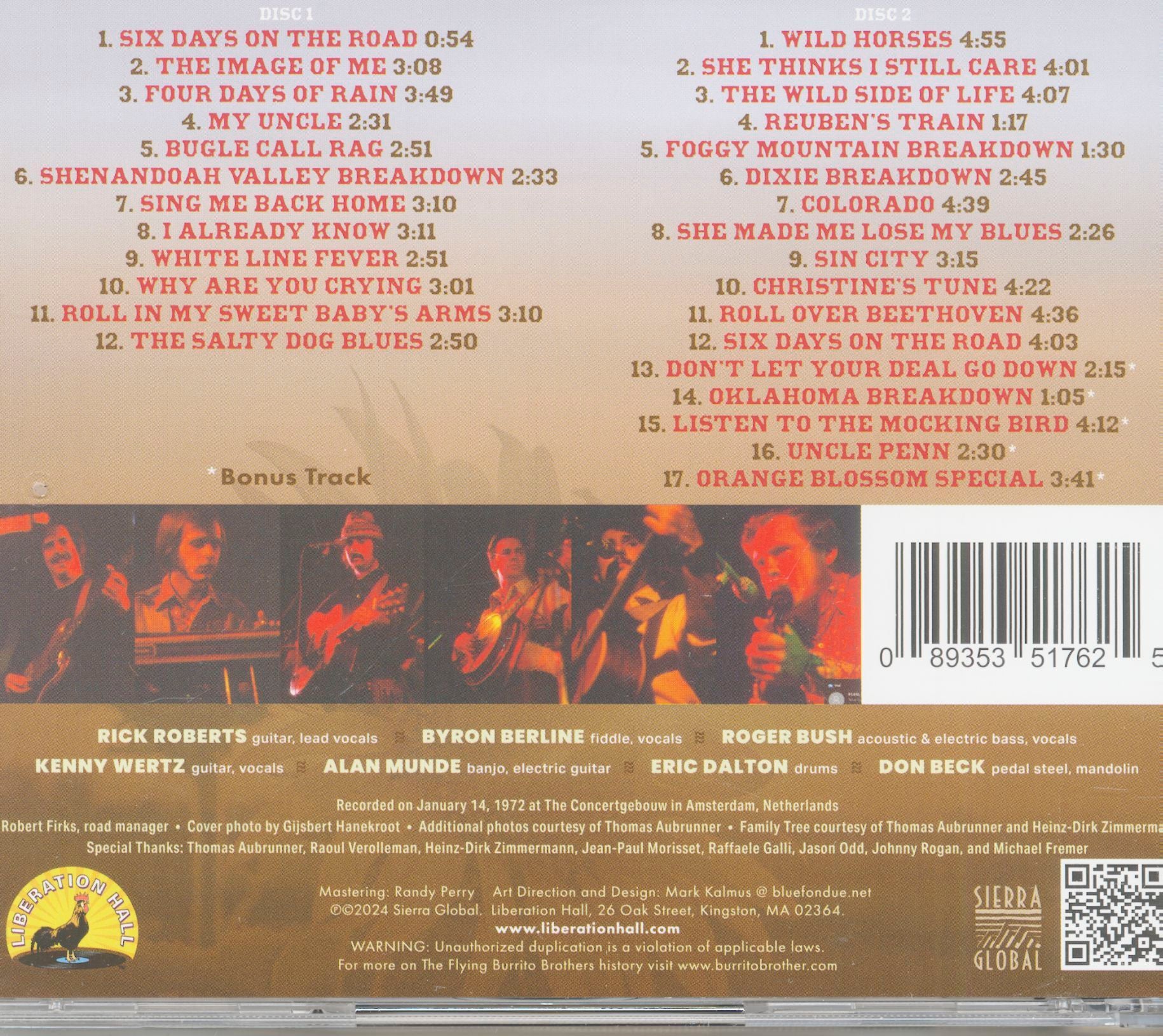 Live in Amsterdam 1972