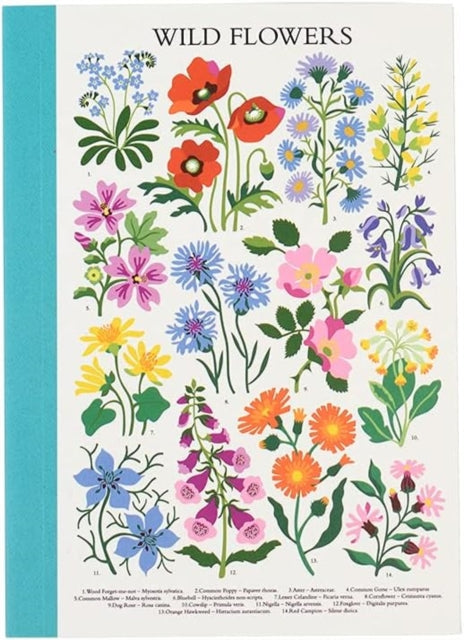 A6 Notebook Wild Flowers