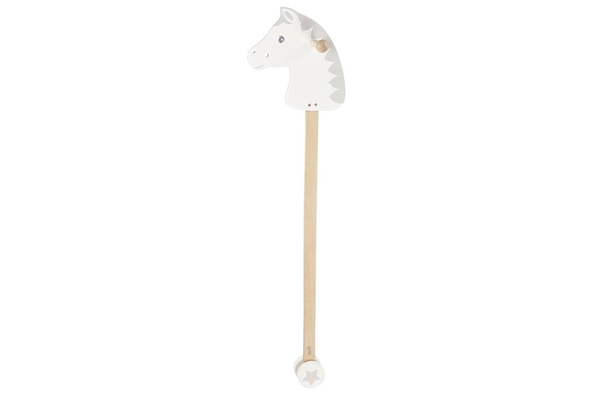 GOKI- Caballito de Palo, Estrellita No Aplica Madera, Multicolor, Small/Medium (53806