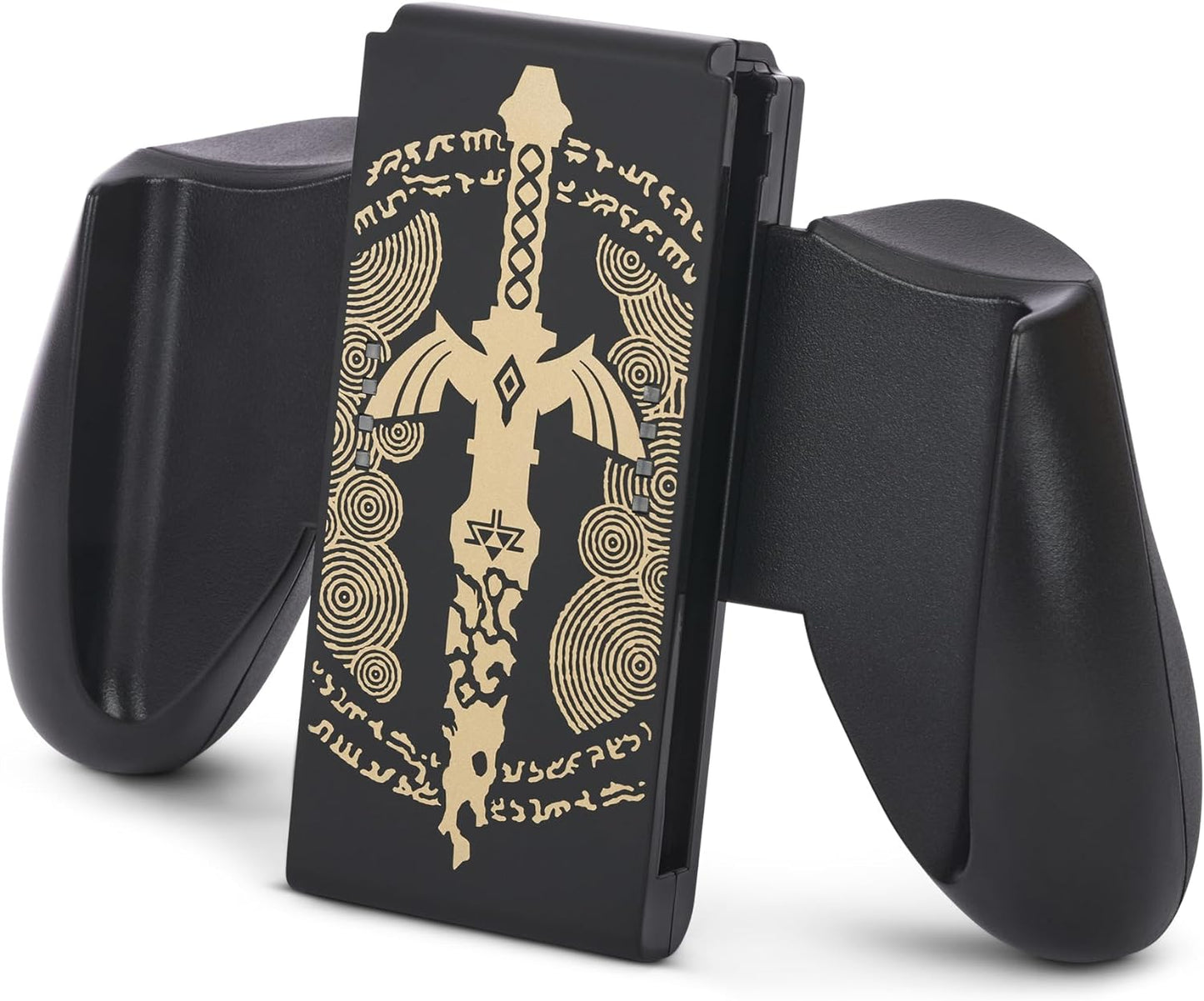 PowerA Joy-Con Comfort Grip for Nintendo Switch - OLED Model, Nintendo Switch and Nintendo Switch Lite - Decayed Master Sword, Game Controller, Gamepad, Nintendo Switch Lite, Officially Licensed
