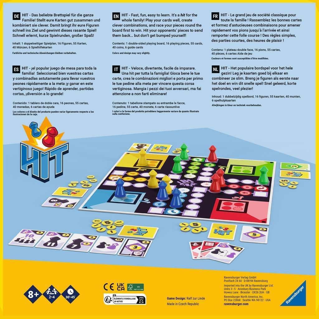 Ravensburger HIT Deck Building Strategy Game for Adults and Kids Age 8 Years Up - New 2024, Black