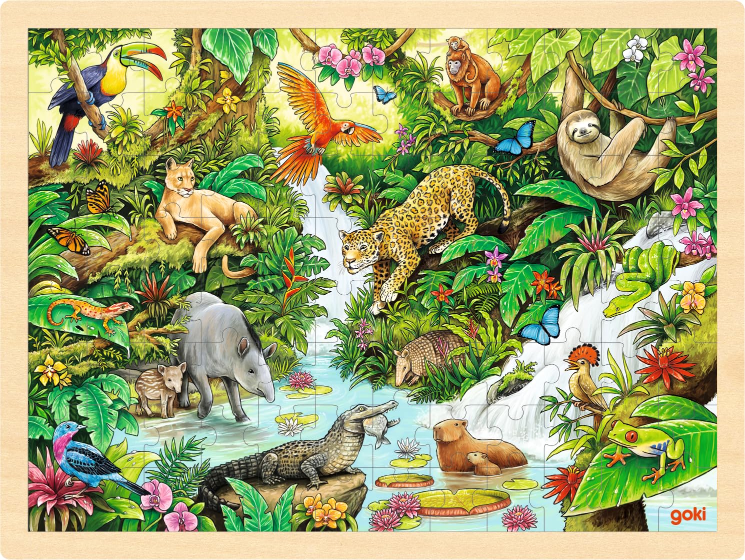 Einlegepuzzle Im Dschungel.57329