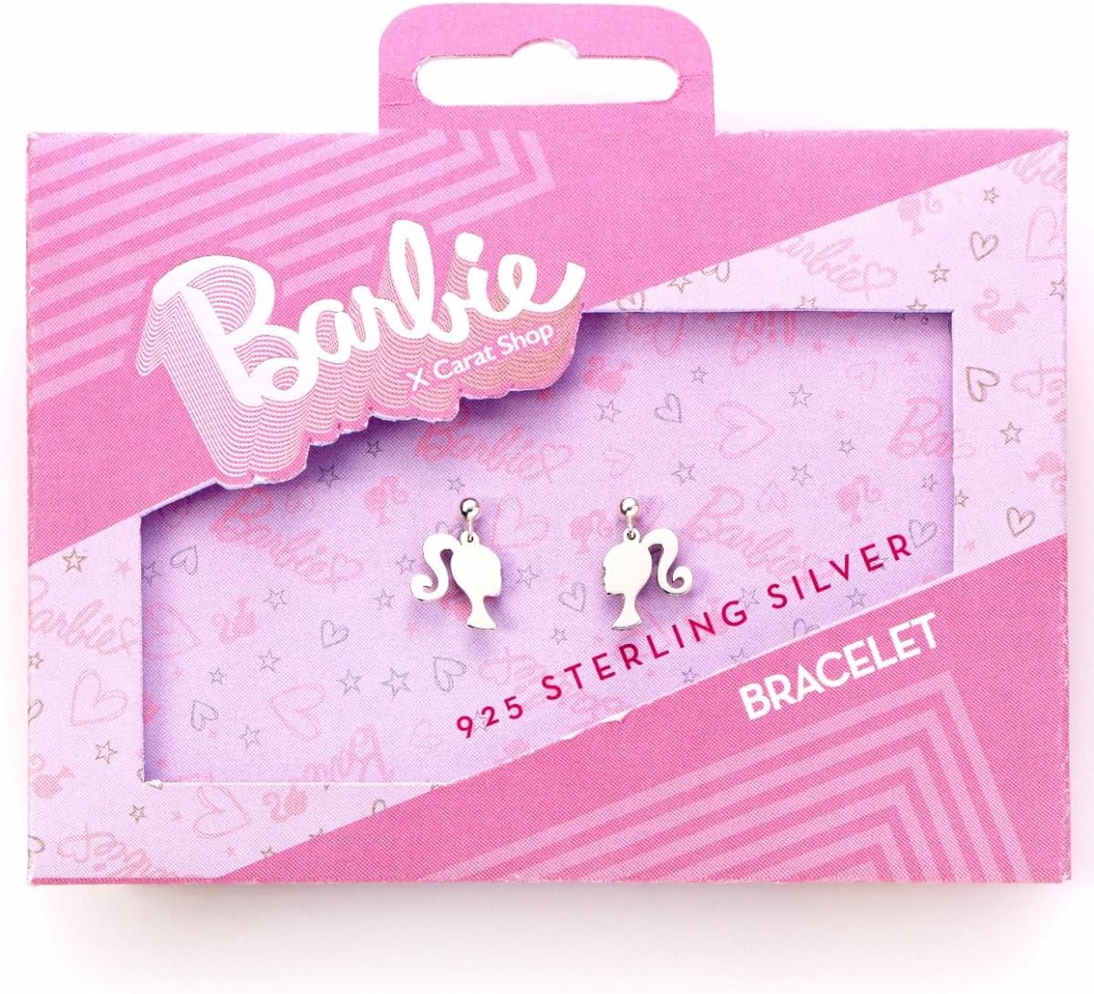 Barbie Boucles d´Oreilles Stud Silhouette (Argent Sterling