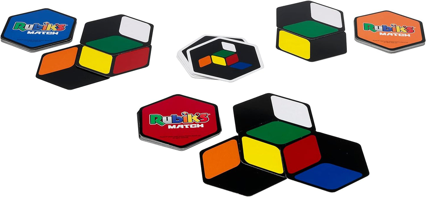 John Adams 10767 Rubik's Match Card Game, Multicolor