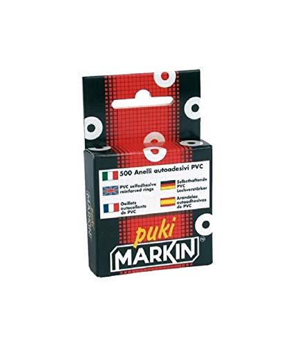 Markin 260PUKIT-20 Spender für 500 Ringe, selbstklebend, aus Polyester, 500 Stück