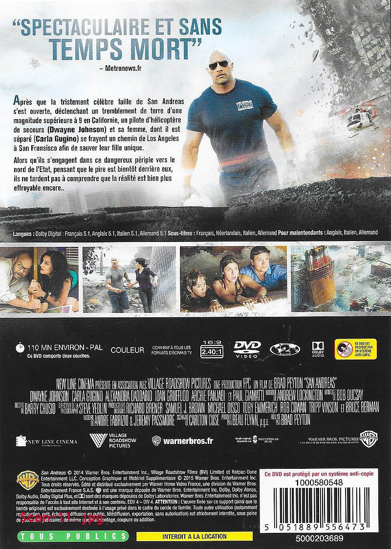 MOVIE - SAN ANDREAS (1 DVD)