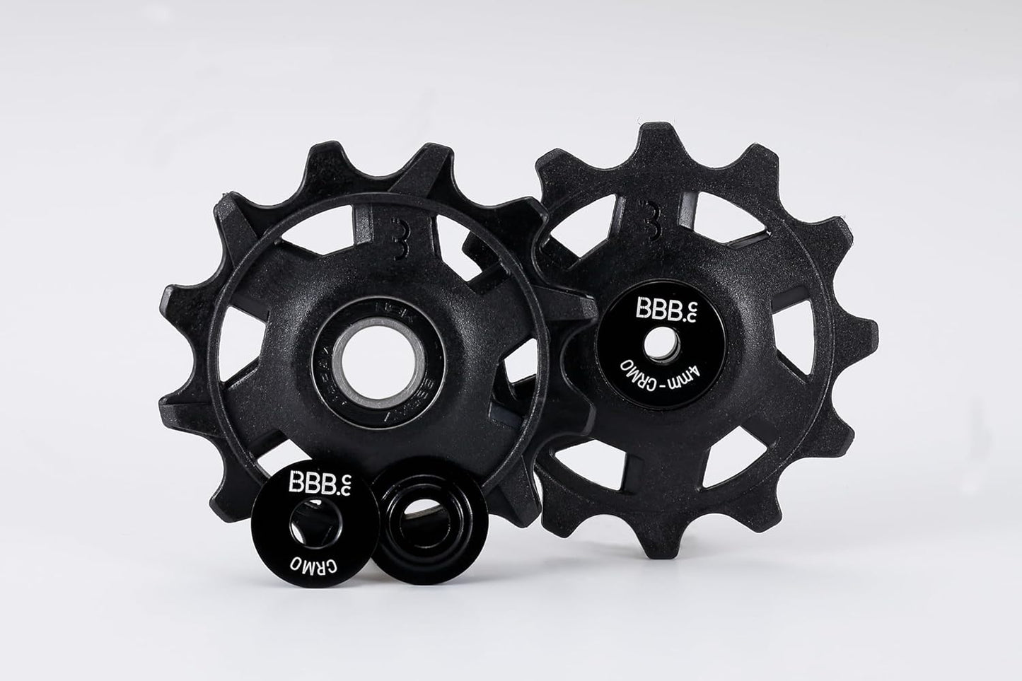 BBB Cycling RollerBoys 12T SR Pulley Wheels | SRAM Compatible | High Performance Composite Material | 12-speed Groupsets |Durable and Efficient Derailleur Jockey Wheels | BDP-10
