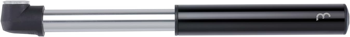 BBB Cycling SingleShot MTB Mini Bike Pump| High Volume MTB Pump with Presta Valve | Lightweight and Fits In Back Pocket | BMP-103