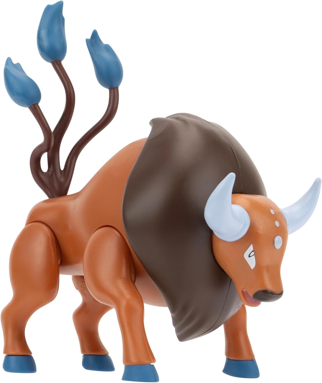 Pokémon Tauros Battle Feature Figure - 4.5-Inch Tauros Battle Ready Figure with Leg Kick Attack