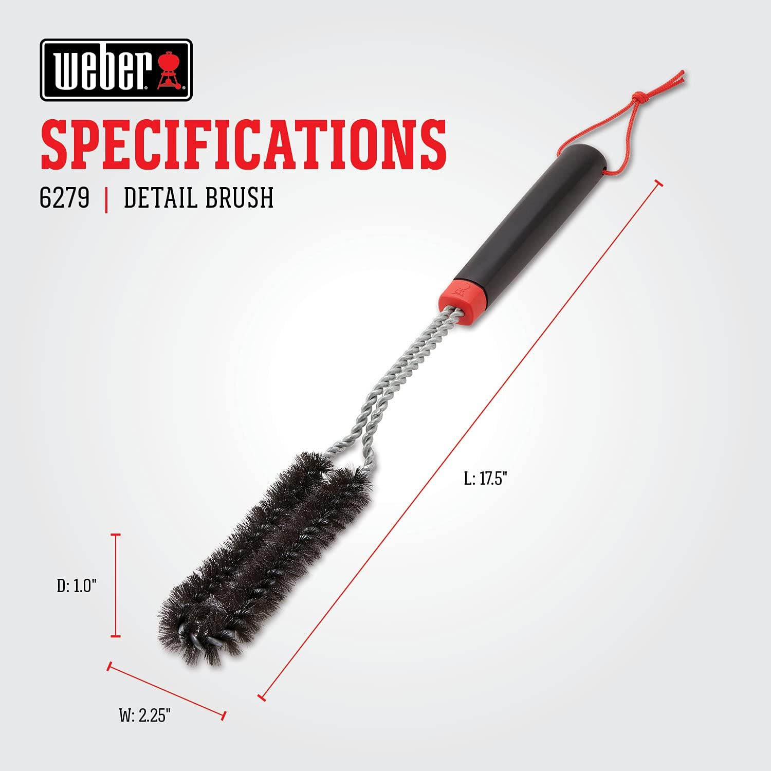 Weber - Detail Brush ( 18 In / 45.7 CM )