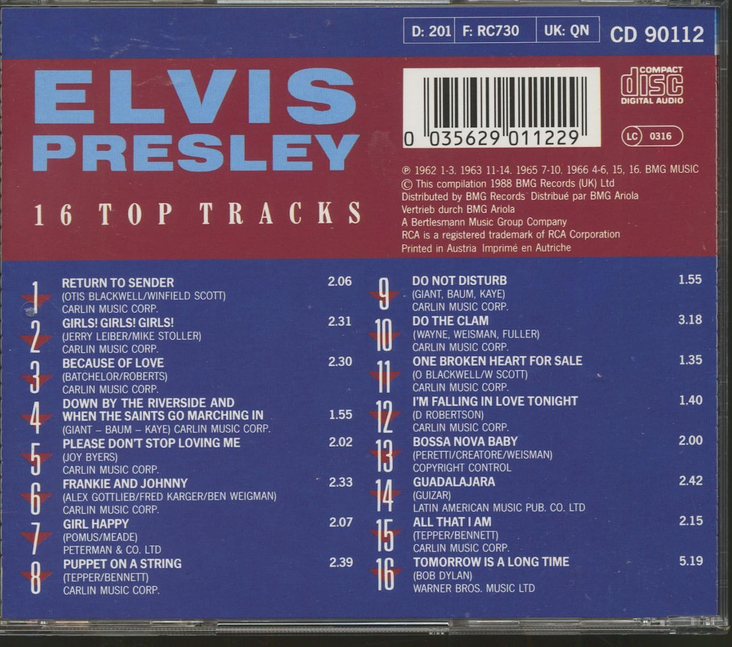 16 Top Tracks Diamond