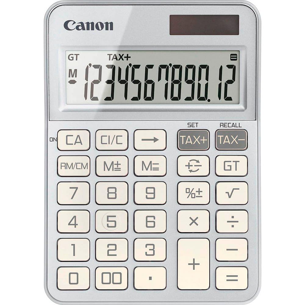 Canon KS-125KB-SL, Scientific Calculator, Suitable for School and Business, Dual Power Battery, Tax Calculations and Large Overall Function, Large Upright Angled Display