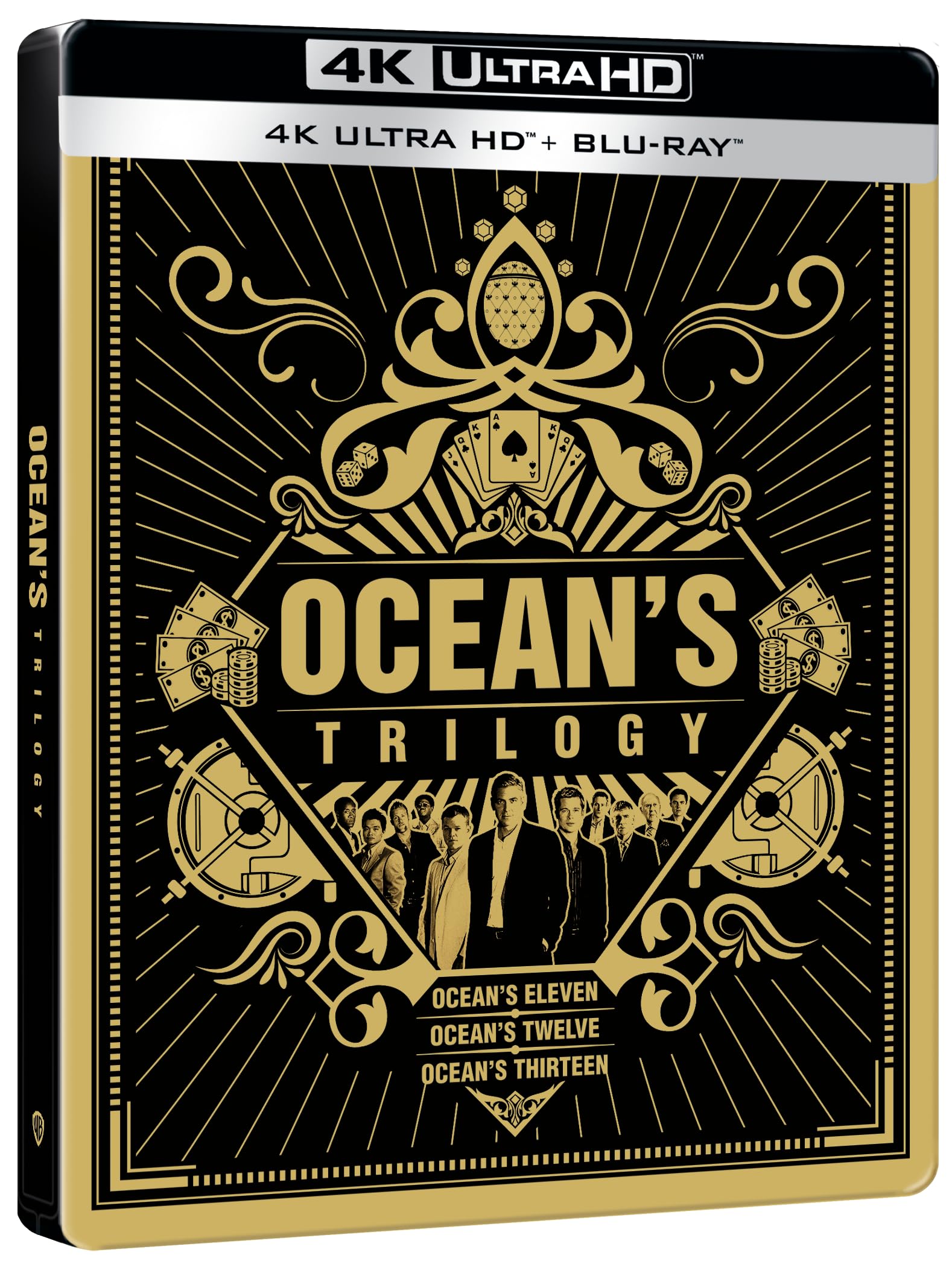 Trilogie océan's 11 + 12 + 13 4k ultra hd