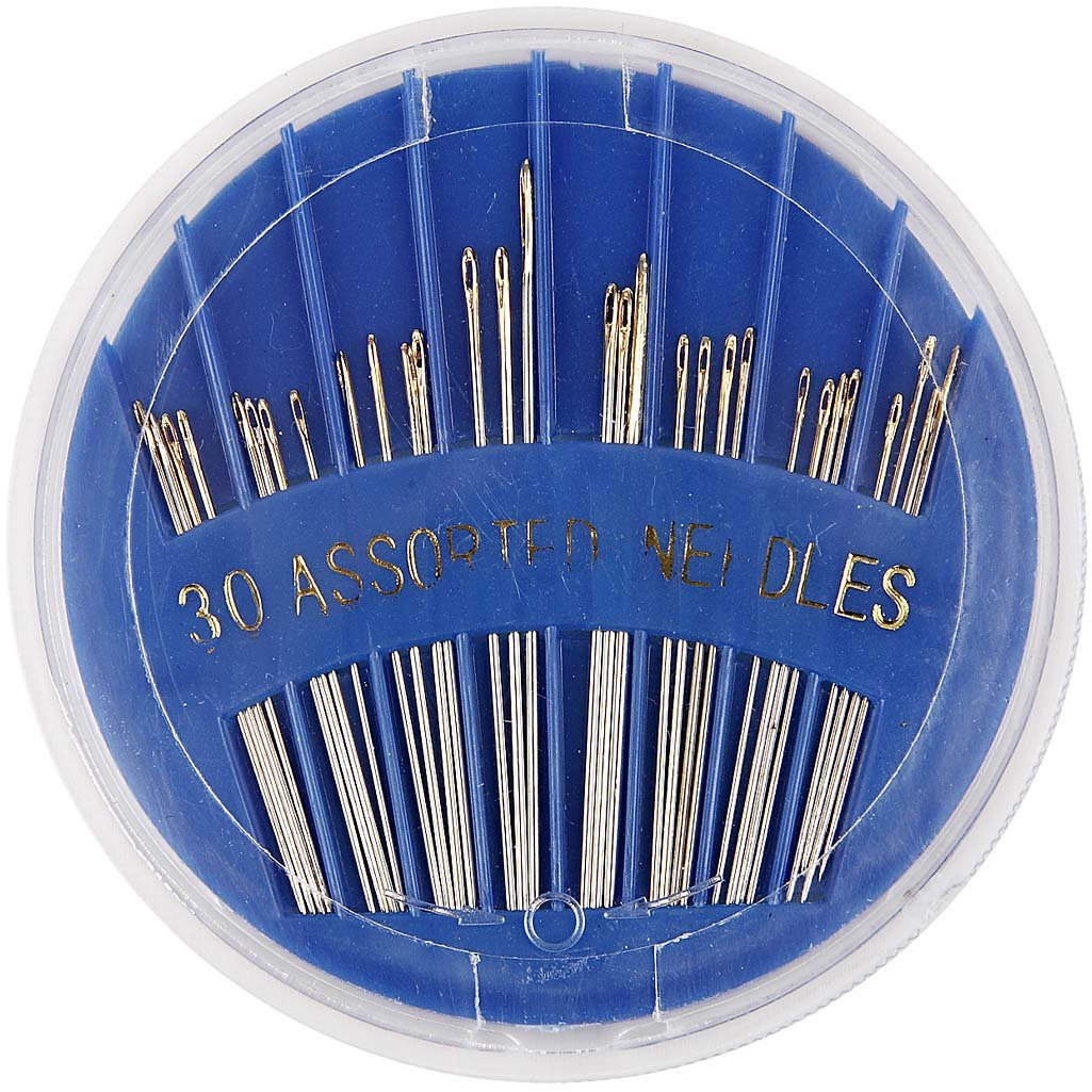 Creativ Company 30-Piece Sewing Needles, Silver