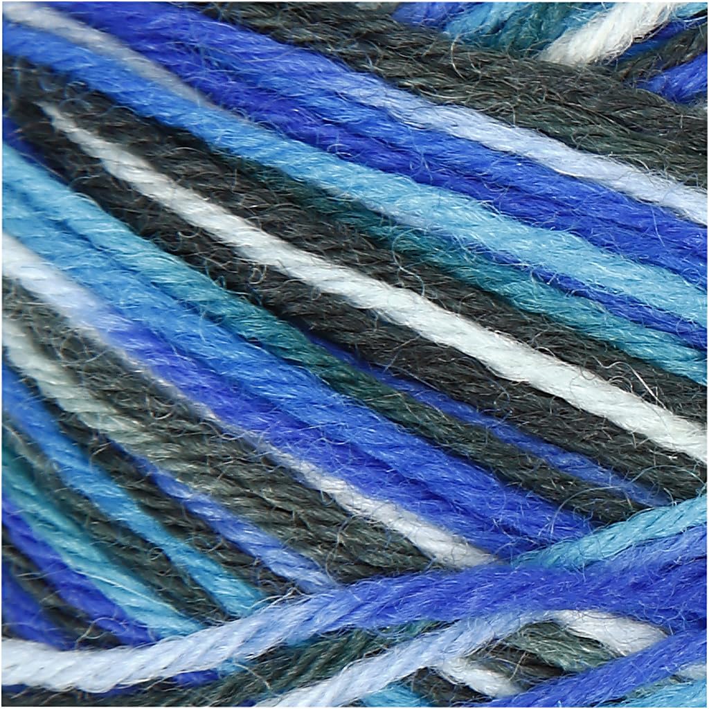 Sockenwolle L 200 M 50 G Harmonie In Blau-t?rkis