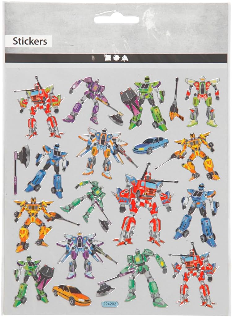 Sticker Blatt 15x165 Cm Ca. 19 Stck. 1 Bl.