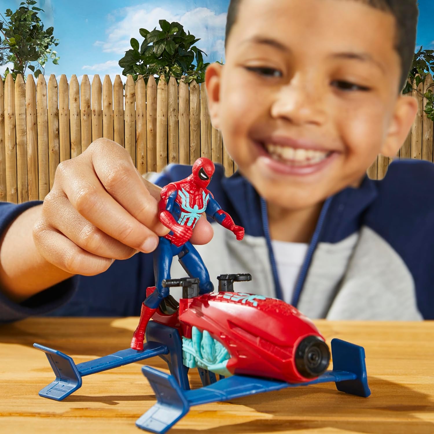 Marvel Spider-Man Epic Hero Series Web Splashers Spider-Man Hydro Jet Blast Action Figure and Vehicle Playset