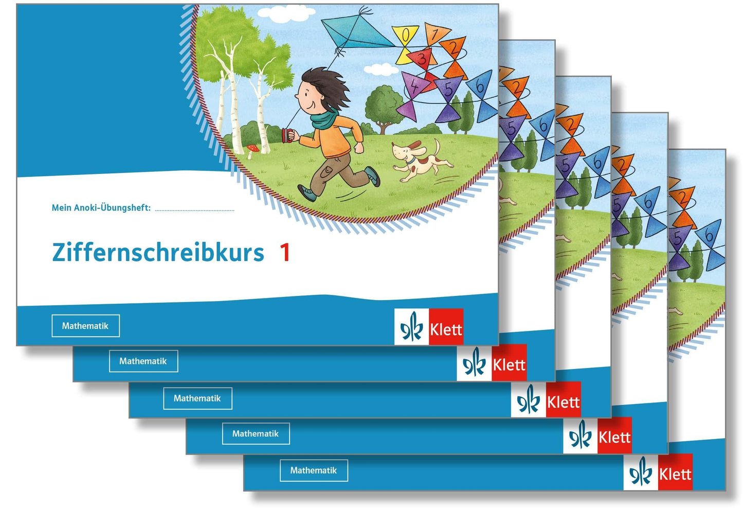 Ziffernschreibkurs 1: Übungsheft im 5er-Paket Klasse 1 (Mein Anoki-Übungsheft)