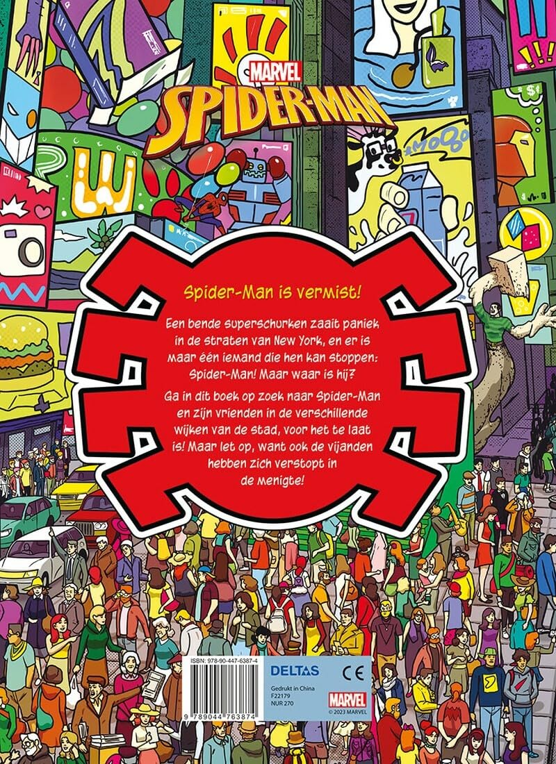 Waar is Spider-man?: het originele kijk- en zoekboek