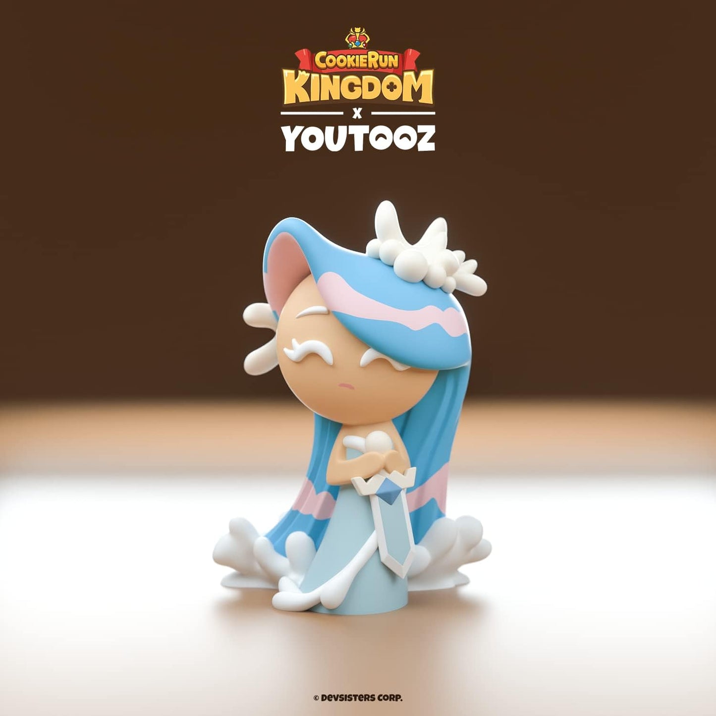 Youtooz Sea Fairy Cookie 5" Inch Vinyl Figure, Official Collectible Sea Fairy Cookie from Mobile Game Cookie Run: Kingdom by Youtooz Cookie Run Kingdom Collection