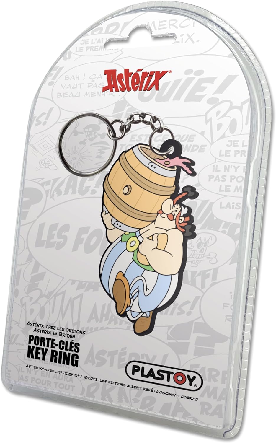 Plastoy Asterix Keyring with Les Bretons