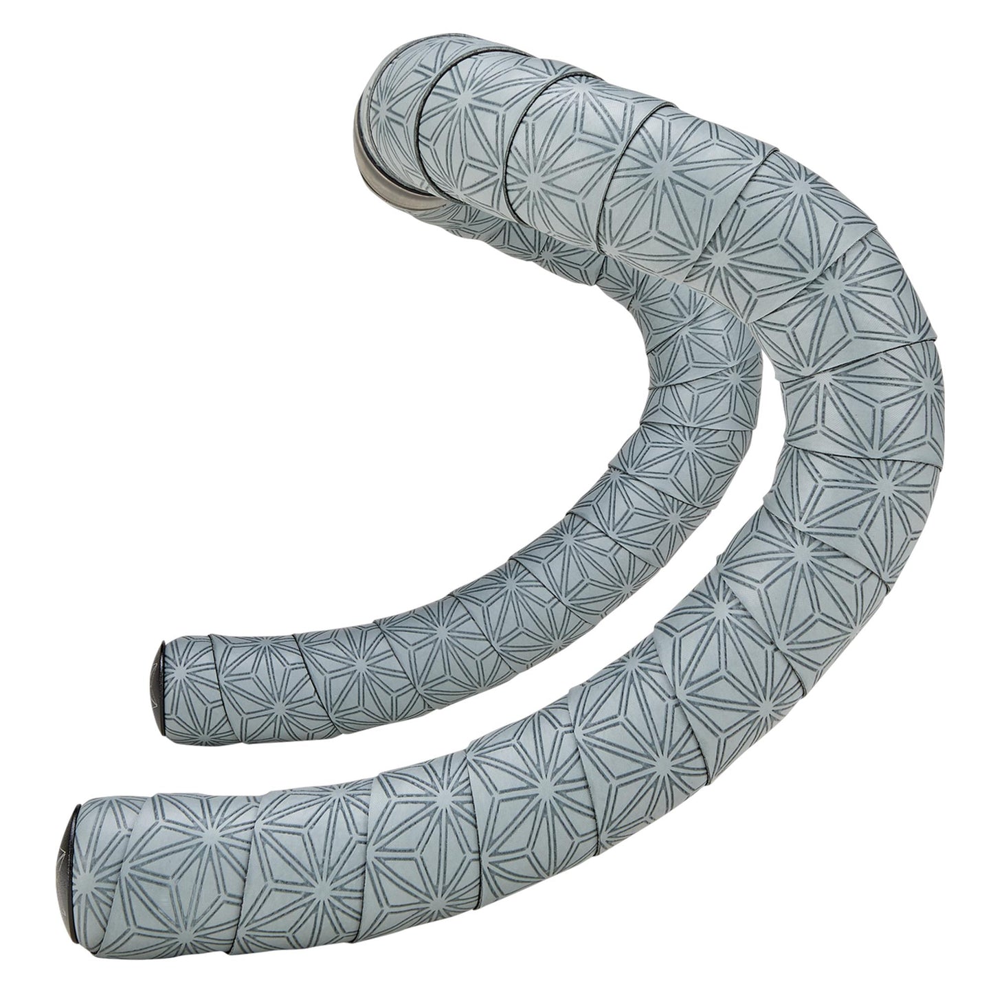 Supacaz Super Sticky Kush Gravel Bar Tape 2023 Gun Metal + Ano Black Plugs