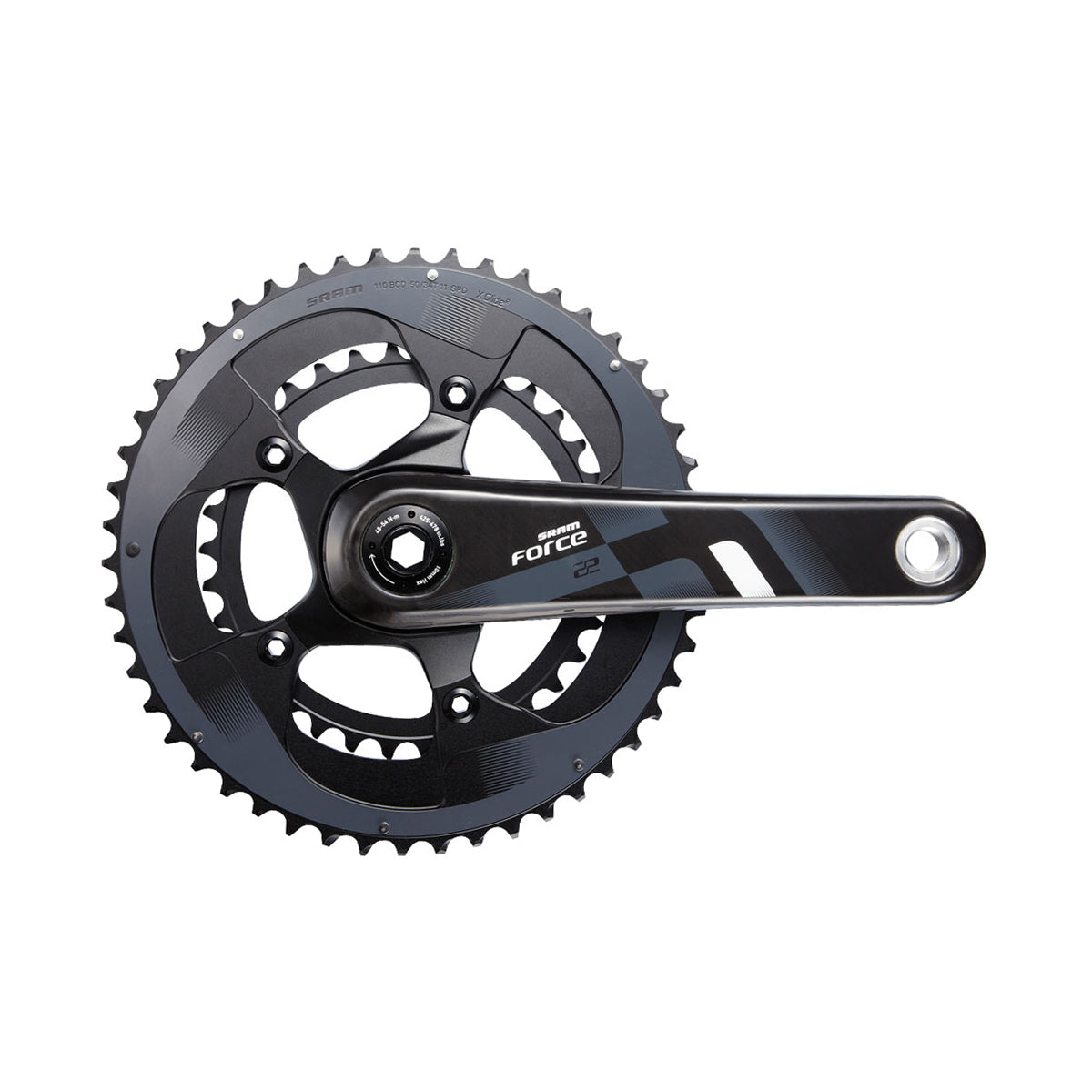 SRAM Force22 Crank Set Gxp 175 50-34 Gxp Cups Not Incl 11Speed 175mm 50-34T