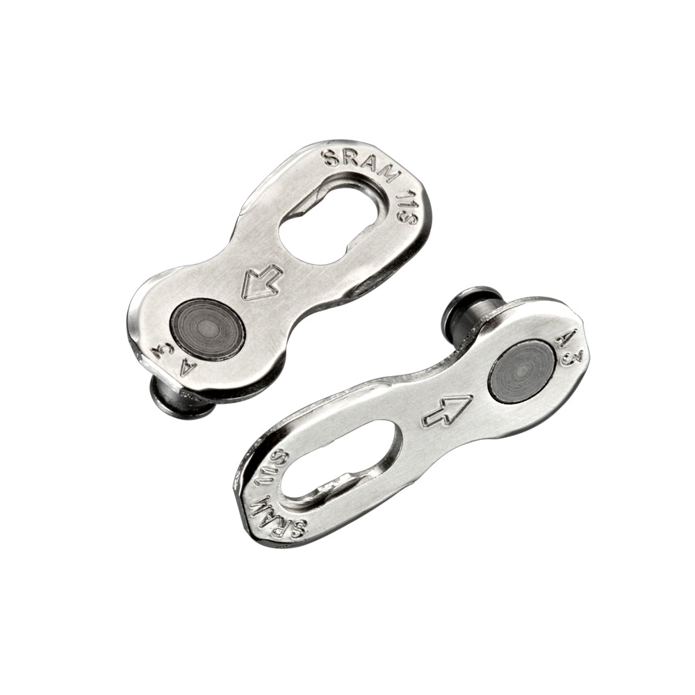 SRAM Powerlock Silver Chain Connector 11-Speed (Bulk 50 Pcs) Silver 11 Speed