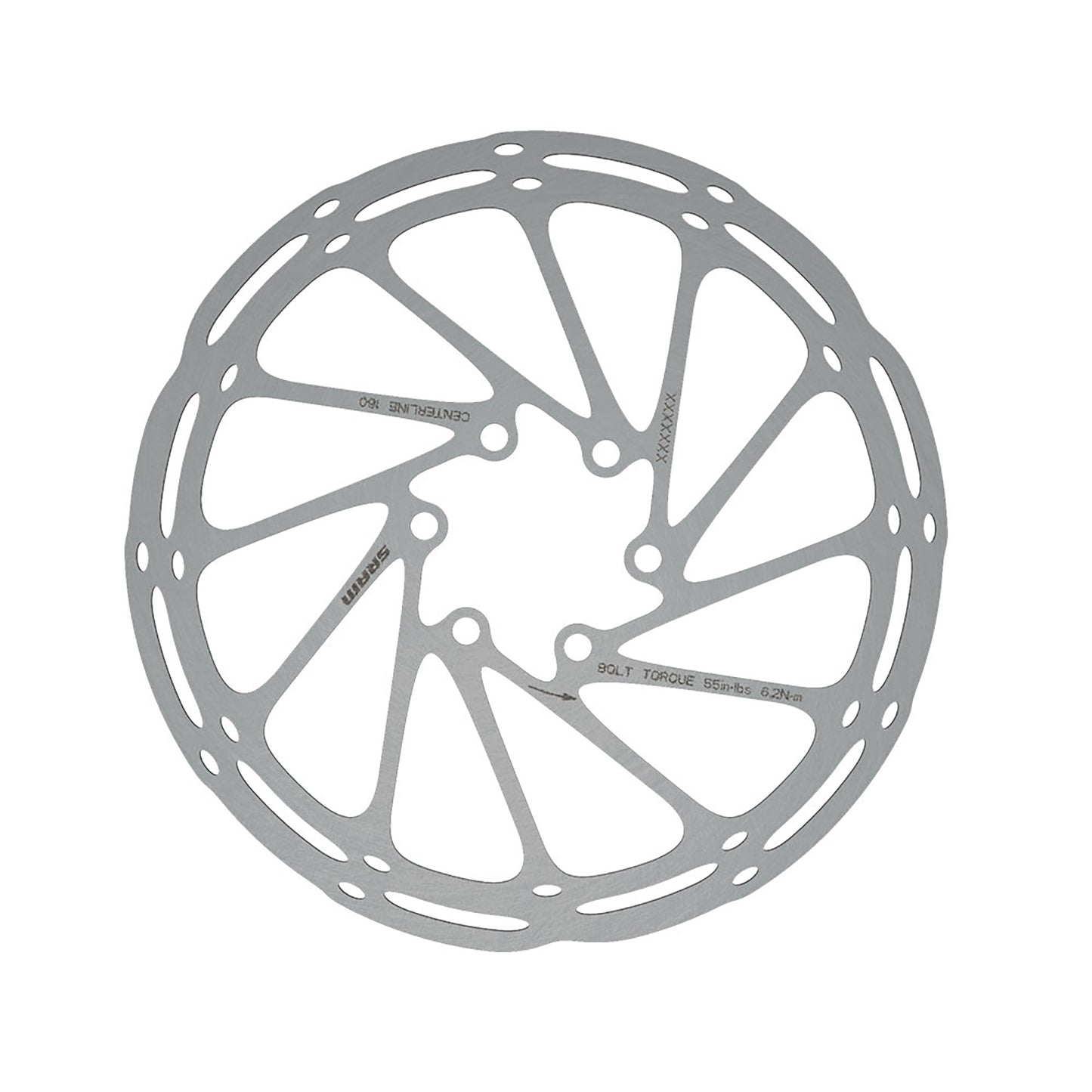 SRAM Rotor Centerline 203Mm (Includes Steel Rotor Bolts) 6 Bolt 203Mm