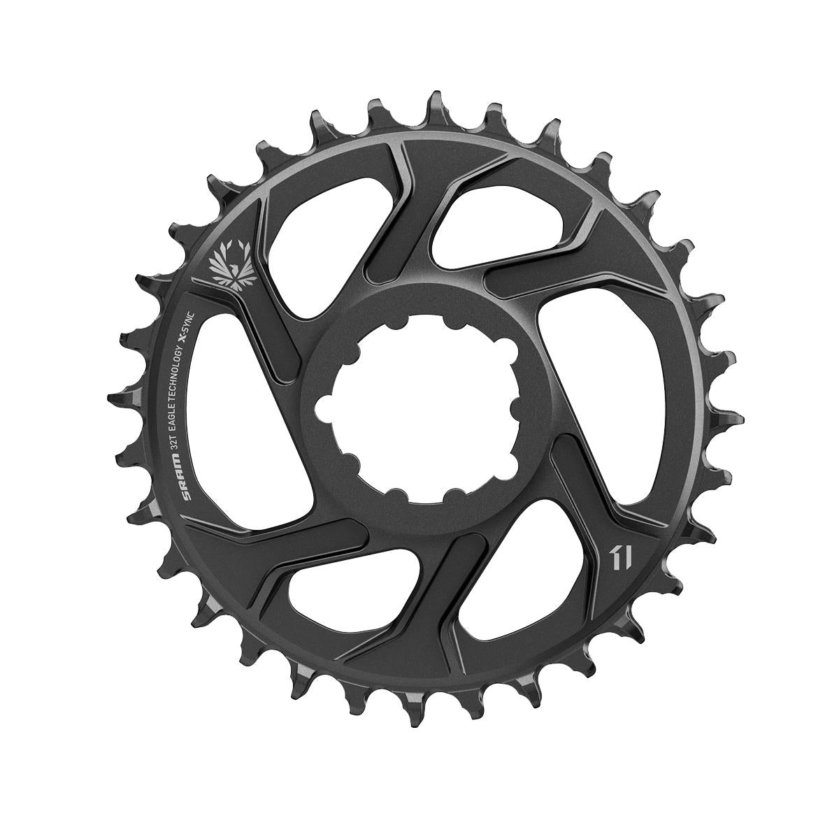 SRAM Chain Ring X-Sync 2 Direct Mount 3mm Offset Boost Cold Forged Aluminum Black 34T