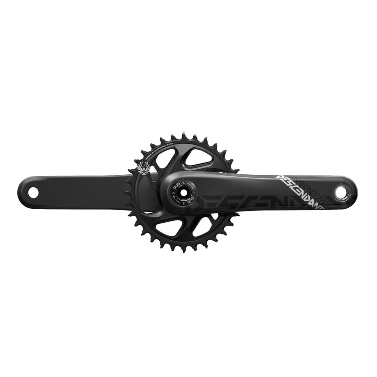 Truvativ Crank Descendant Carbon Eagle Boost 148 Dub 12S 170W Direct Mount 32T X-Sync 2 Chainring Black (Dub Cups/Bearings Not Included) Black 170mm