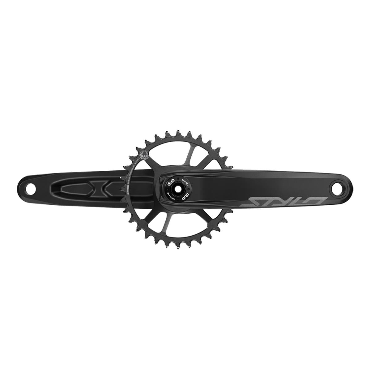 Truvativ Crank Stylo 6K Aluminum Eagle Dub 12S 170 W Directmount 32T X-Sync 2 Chainring Black (Dub Cups/Bearings Not Included) Black 170mm